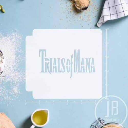 Trials of Mana Logo 783-B963 Stencil