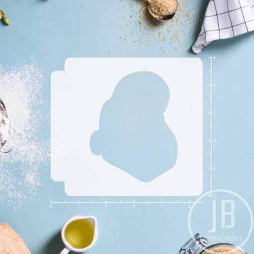 UP - Russel Head 783-B936 Stencil Silhouette