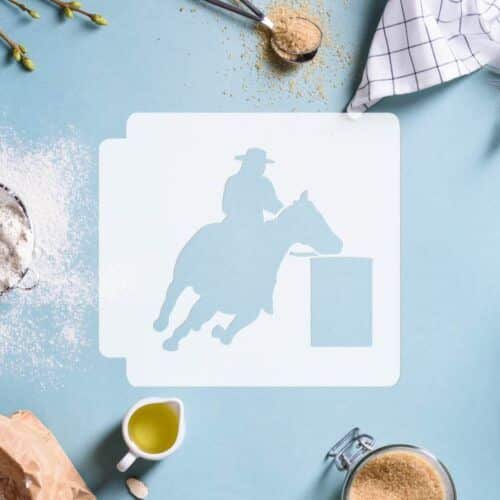 Barrel Horse Racing 783-C382 Stencil
