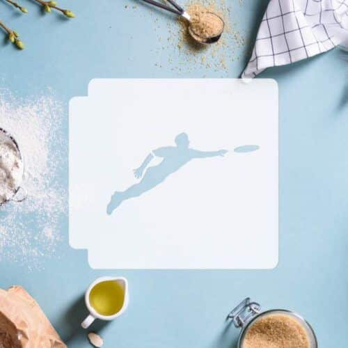 Frisbee Player 783-C329 Stencil