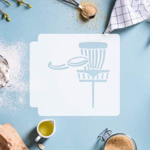 Frisbee Golf Basket 783-C330 Stencil