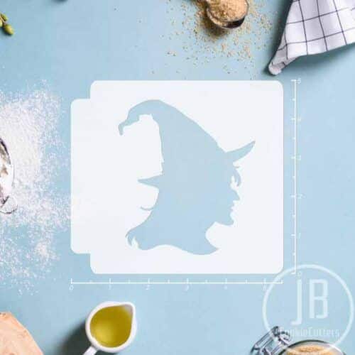 Halloween - Witch Head 783-C123 Stencil Silhouette