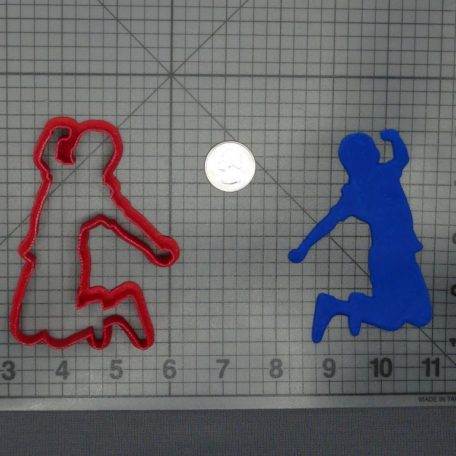 Kid Jumping Body 266-D518 Cookie Cutter Silhouette