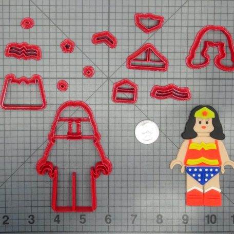Lego Wonder Woman Body 266-D359 Cookie Cutter Set