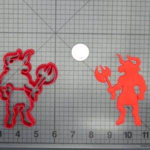 Minotaur Body with Axe 266-D274 Cookie Cutter Silhouette