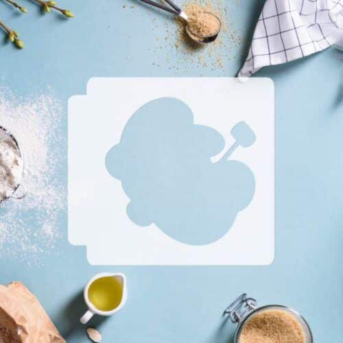 Popeye - Popeye Head 783-C298 Stencil Silhouette