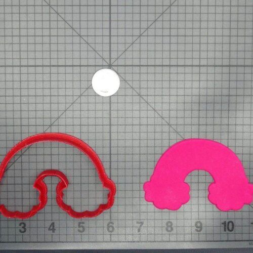 Rainbow and Clouds 266-D478 Cookie Cutter Silhouette