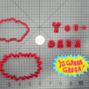 Yo Gabba Gabba Logo 266-D476 Cookie Cutter Set