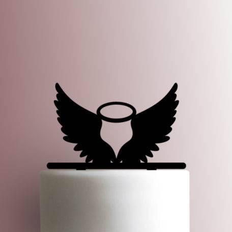 Angel Wings with Halo 225-953 Cake Topper