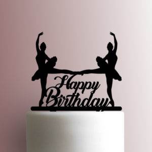 Happy Birthday Ballet Dancers 225-A046 Cake Topper