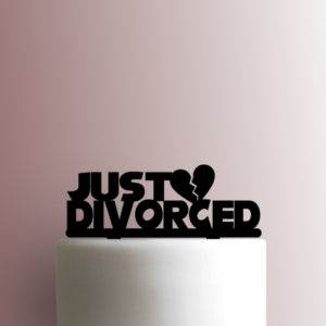 Just Divorced 225-930 Cake Topper