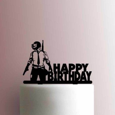 PUBG player Happy Birthday 225-A007 Cake Topper