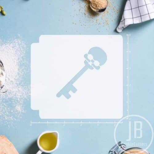 Skull Key 783-C186 Stencil