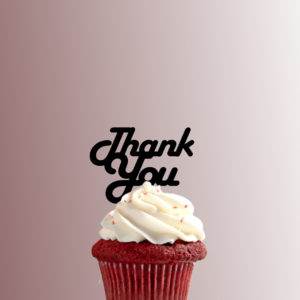 Thank You 228-254 Cupcake Topper