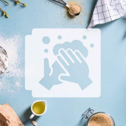 Wash Hands 783-C303 Stencil