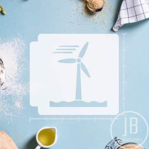 Windmill Turbine 783-C218 Stencil