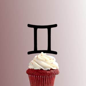 Zodiac - Gemini Symbol 228-263 Cupcake Topper