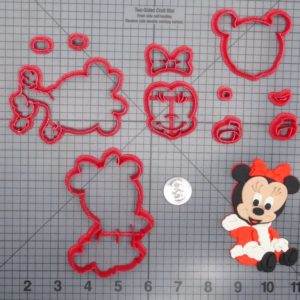 Christmas - Baby Minnie Mouse 266-E338 Cookie Cutter Set