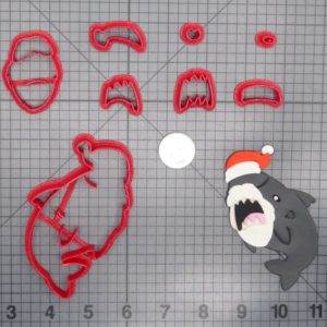 Christmas - Santa Shark 266-E328 Cookie Cutter Set