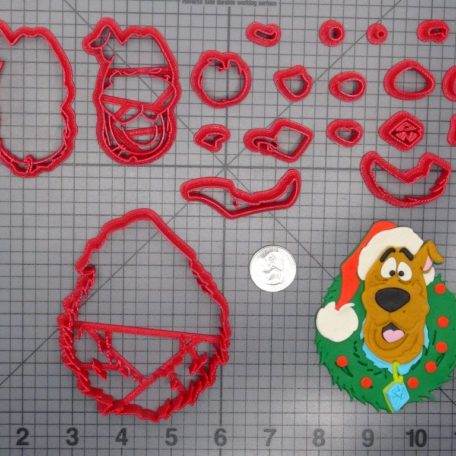 Christmas - Scooby Doo Head 266-E335 Cookie Cutter Set
