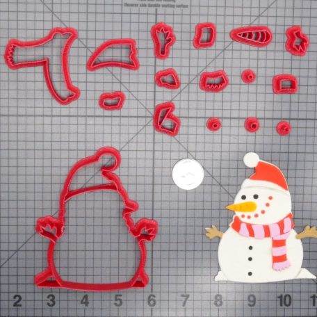 Christmas - Snowman 266-E345 Cookie Cutter Set