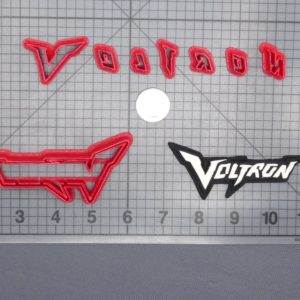 Voltron Legendary Defender Logo 266-D640 Cookie Cutter Set