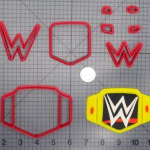 Wrestling WWE Belt 266-D774 Cookie Cutter Set