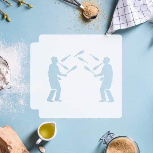 Circus Jugglers 783-C519 Stencil