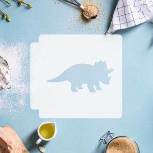 Dinosaur - Triceratops 783-C488 Stencil Silhouette