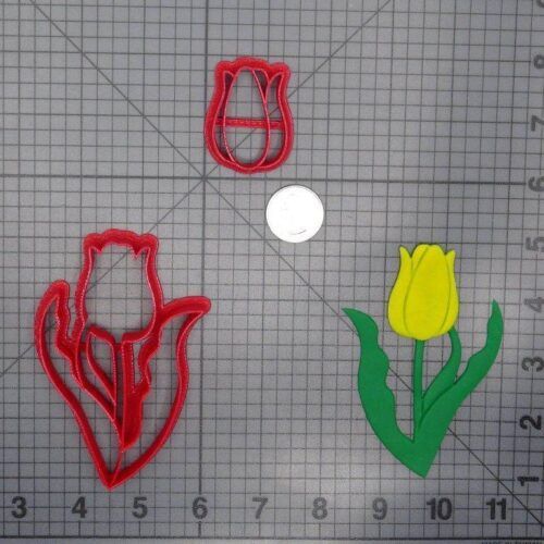 Flower - Tulip 266-D647 Cookie Cutter Set