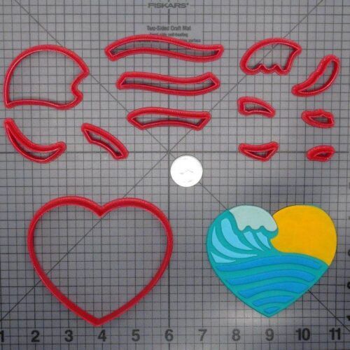 Heart Ocean 266-E590 Cookie Cutter Set
