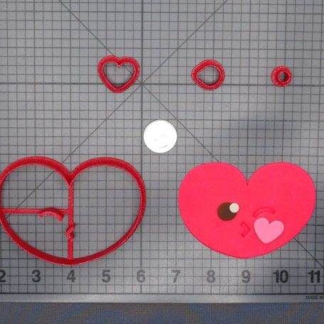 Heart Winking 266-E583 Cookie Cutter Set