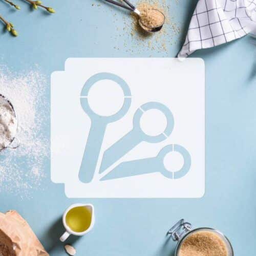 Measuring Spoons 783-C338 Stencil