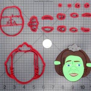 Shrek - Princess Fiona Ogre Head 266-D577 Cookie Cutter Set