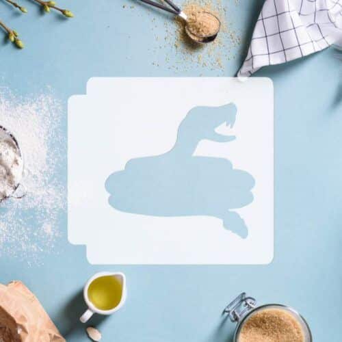 Snake 783-C245 Stencil Silhouette