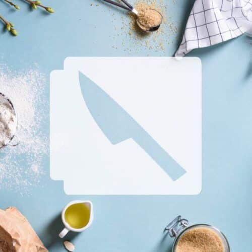 Chef Knife 783-C811 Stencil Silhouette