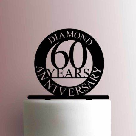 Diamond Anniversary 225-A112 Cake Topper