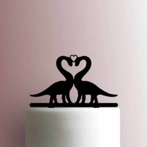 Dinosaur - Brontosaurus Heart 225-A250 Cake Topper