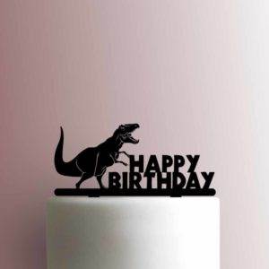 Dinosaur - Tyrannosaurus Rex Happy Birthday 225-A008 Cake Topper