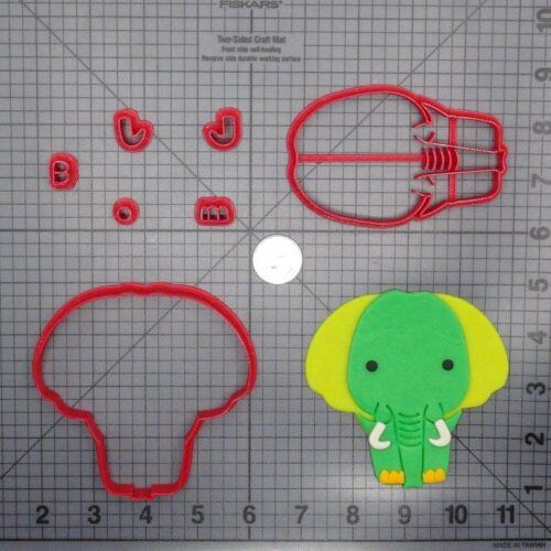 Elephant Body 266-D779 Cookie Cutter Set