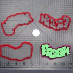 Fresh Prince of Bel Air - Fresh Word 266-D706 Cookie Cutter Set