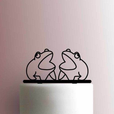 Frogs Croaking 225-A261 Cake Topper