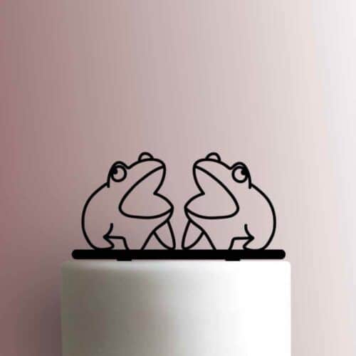 Frogs Croaking 225-A261 Cake Topper