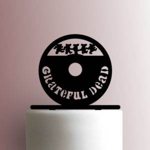 Grateful Dead Record 225-A203 Cake Topper