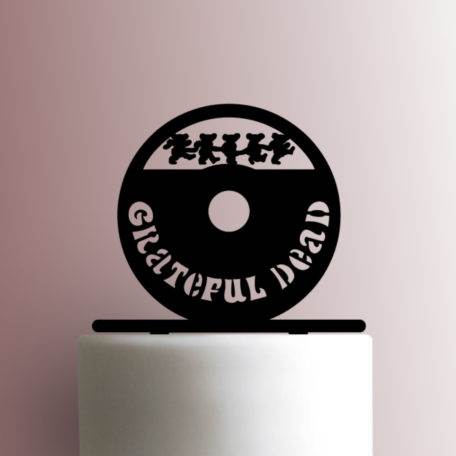 Grateful Dead Record 225-A203 Cake Topper