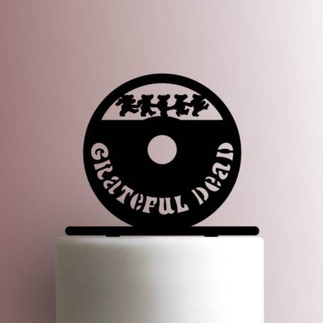 Grateful Dead Record 225-A203 Cake Topper