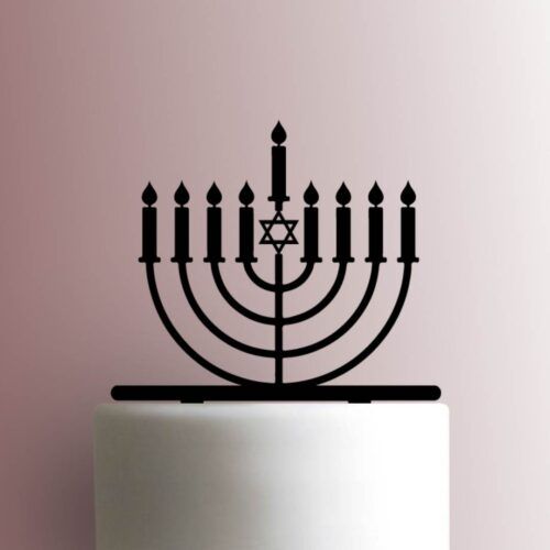 Hanukkah - Menorah 225-A107 Cake Topper