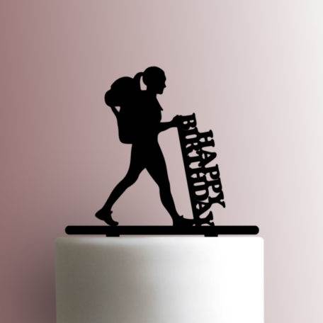 Hiker Happy Birthday 225-A095 Cake Topper