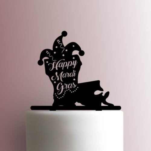 Louisiana Happy Mardi Gras 225-A234 Cake Topper