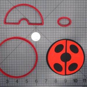 Miraculous - Ladybug Symbol 266-E136 Cookie Cutter Set